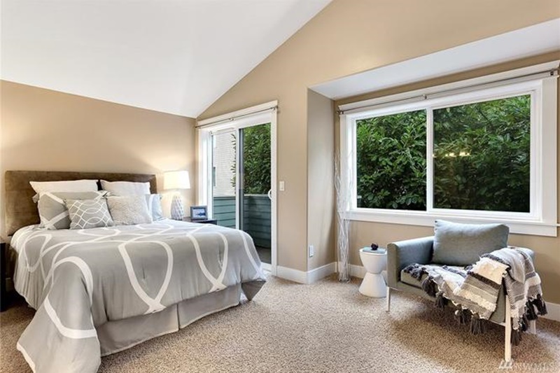 bedroom staging